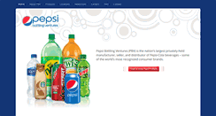 Desktop Screenshot of pepsibottlingventures.com