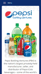 Mobile Screenshot of pepsibottlingventures.com